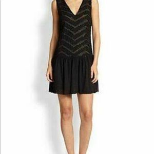 Alice and Olivia chevron cocktail dress